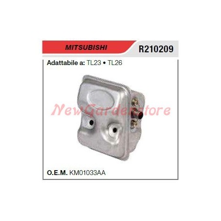 MITSUBISHI muffler muffler cutter TL23 26 R210209 | Newgardenstore.eu