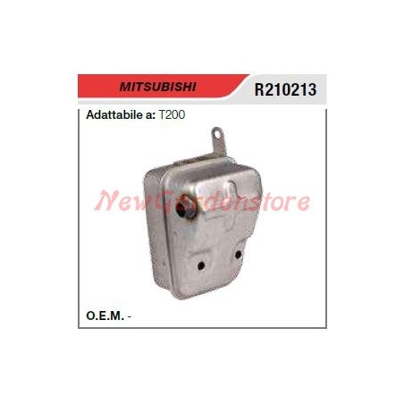 MITSUBISHI silenciador silenciador cortador T200 R210213 | Newgardenstore.eu