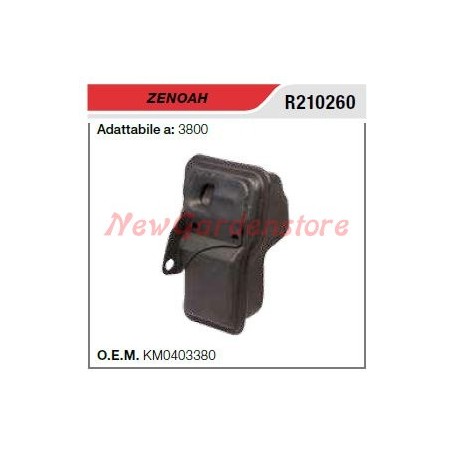 Marmitta silenziatore ZENOAH motosega 3800 R210260 | Newgardenstore.eu