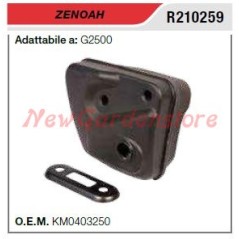 ZENOAH silencer muffler G2500 chainsaw R210259