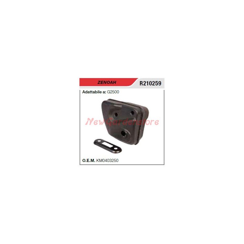 Marmitta silenziatore ZENOAH motosega G2500 R210259