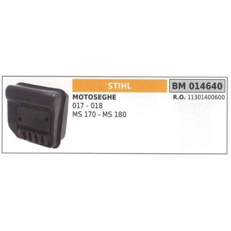 STIHL chainsaw muffler 017 MS 170 180 014640 | Newgardenstore.eu