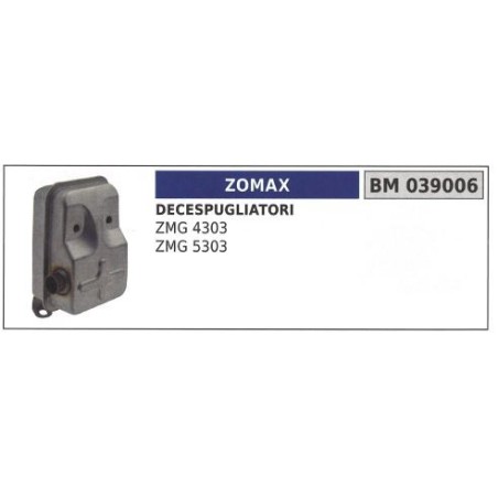 Marmitta ZOMAX decespugliatore ZMG 4303 5303 039006 | Newgardenstore.eu