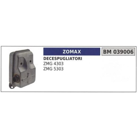 ZOMAX muffler brushcutter ZMG 4303 5303 039006 | Newgardenstore.eu