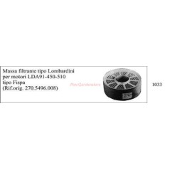 Carcasas de filtro LOMBARDINI para motocultores LDA 91-450-510 1033
