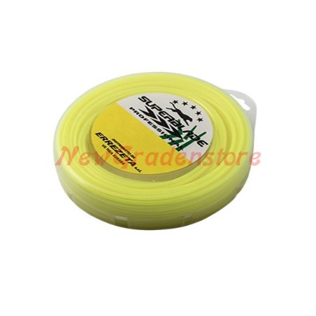 Matassa bobina filo decespugliatore giallo diametro tondo 3 mm 270207 15 metri | Newgardenstore.eu