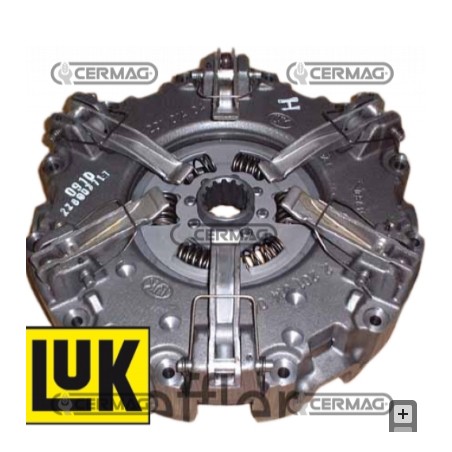 Flat clutch mechanism 280 446 566 55.46 60.46 LUK 15544 FIAT NEW HOLLAND | Newgardenstore.eu