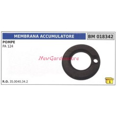 Membrana de acumulador UNIVERSAL Bomba Bertolini PA 124 018342 | Newgardenstore.eu