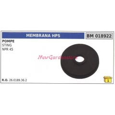 Membrana HPS UNIVERSALE pompa Bertolini STING NPR 45 018922