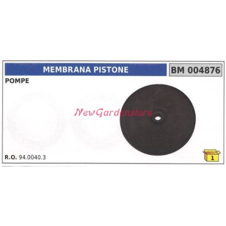 Membrana pistone UNIVERSALE pompa Bertolini 004876 | Newgardenstore.eu
