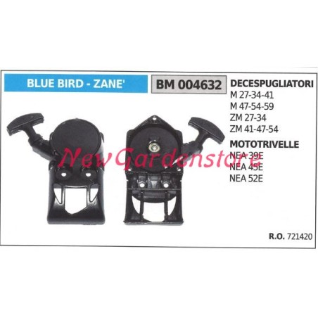 Messa in moto BLUE BIRD motore decespugliatore M27 mototrivelle nea 39e 004632 | Newgardenstore.eu