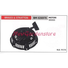 Démarrage du moteur de la tondeuse à gazon BRIGGS & STRATTON 026970