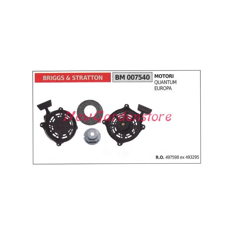 Démarrage du moteur de la tondeuse à gazon BRIGGS & STRATTON 007540