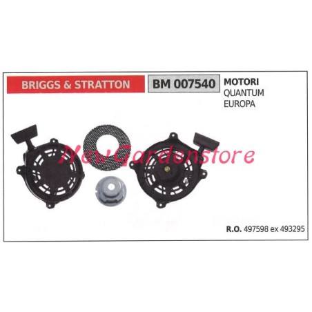 Messa in moto BRIGGS & STRATTON motore tagliaerba tosaerba rasaerba 007540 | Newgardenstore.eu