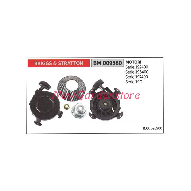 Arranque BRIGGS & STRATTON motor cortacésped cortacésped 009580