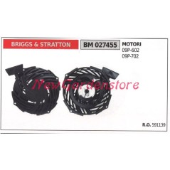 Démarrage du moteur de la tondeuse à gazon BRIGGS & STRATTON 027455