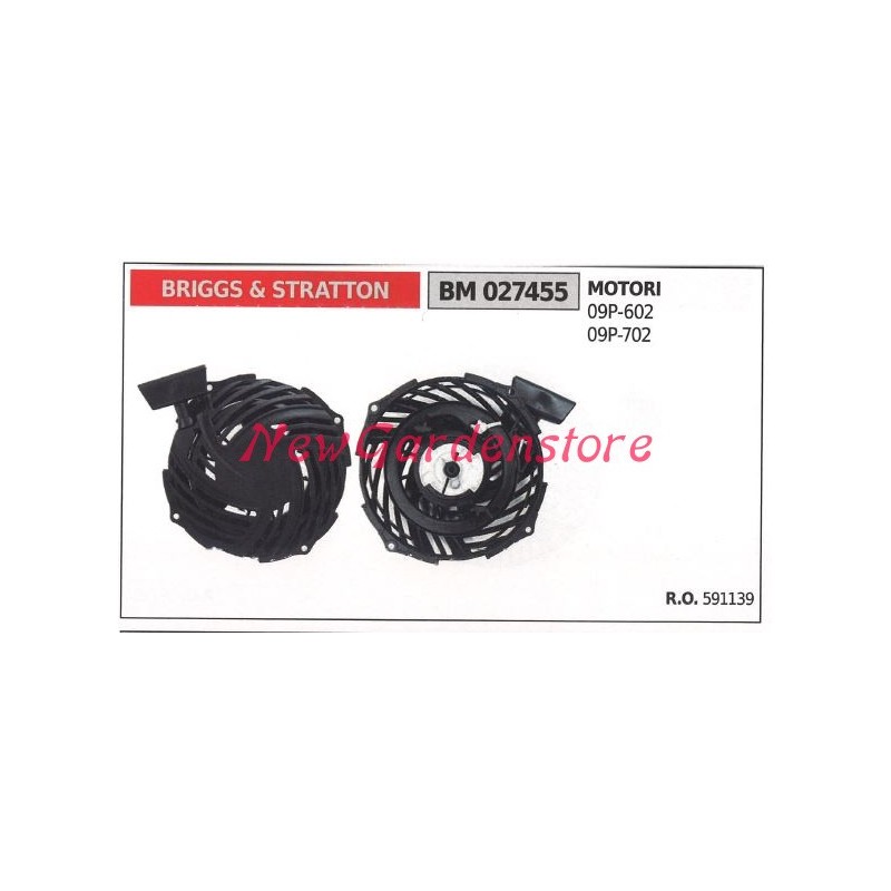 Messa in moto BRIGGS & STRATTON motore tagliaerba tosaerba rasaerba 027455