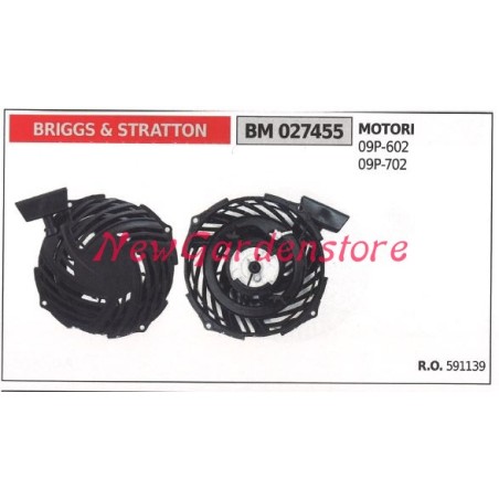 Démarrage du moteur de la tondeuse à gazon BRIGGS & STRATTON 027455 | Newgardenstore.eu