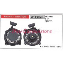 Messa in moto BRIGGS & STRATTON motore tagliaerba tosaerba rasaerba 5 HP 009581