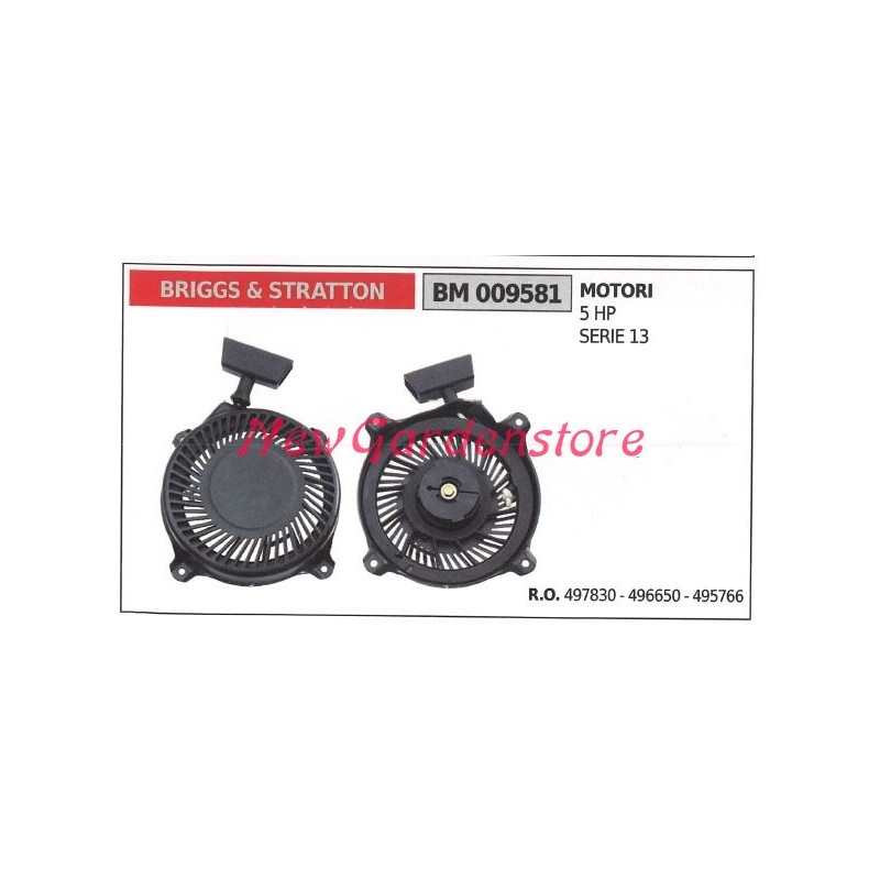 Démarrage du moteur BRIGGS & STRATTON tondeuse à gazon tondeuse à gazon 5 HP 009581