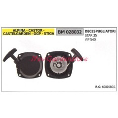 Starting CASTELGARDEN engine brushcutter STAR 35 vip 540 028032