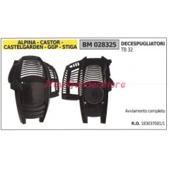 Starten CASTELGARDEN Motorsensenmotor TB 32 028325