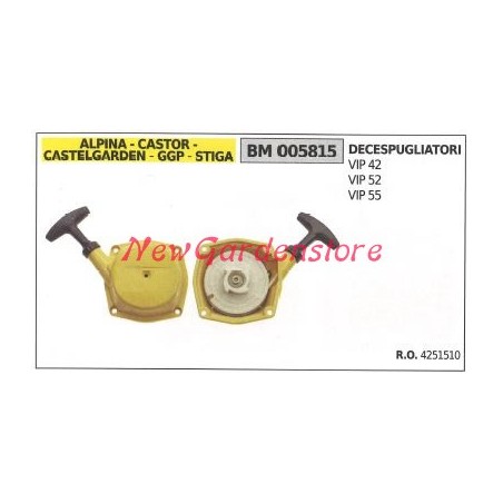 Start CASTELGARDEN brushcutter motor VIP 42 52 55 005815 | Newgardenstore.eu