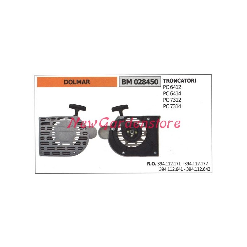 Arranque motor sierra DOLMAR PC 6412 6414 7312 7314 028450