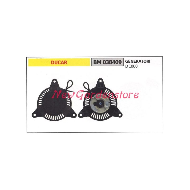 Démarrage du moteur du générateur DUCAR D 1000i 038409