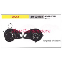 Anlassen des DUCAR-Generatormotors D 2000i 038493 | Newgardenstore.eu