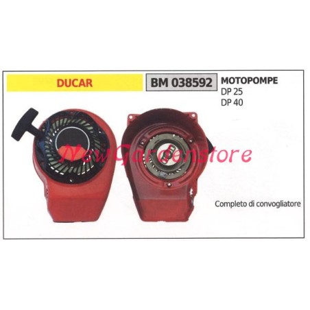 Puesta en marcha bomba motor DUCAR DP 25 40 038592 | Newgardenstore.eu