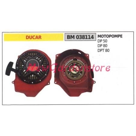 Démarrage du moteur pompe DUCAR DP 50 80 DPT 80 038114 | Newgardenstore.eu