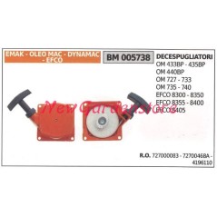 EMAK Inbetriebnahme EMAK Motorsensenmotor OM 433BP 435BP 005738 | Newgardenstore.eu