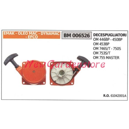 EMAK brushcutter OM 446BP 450BP engine start 006526 | Newgardenstore.eu