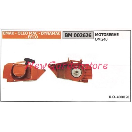 Inbetriebnahme EMAK Kettensägenmotor OM 240 002626 | Newgardenstore.eu