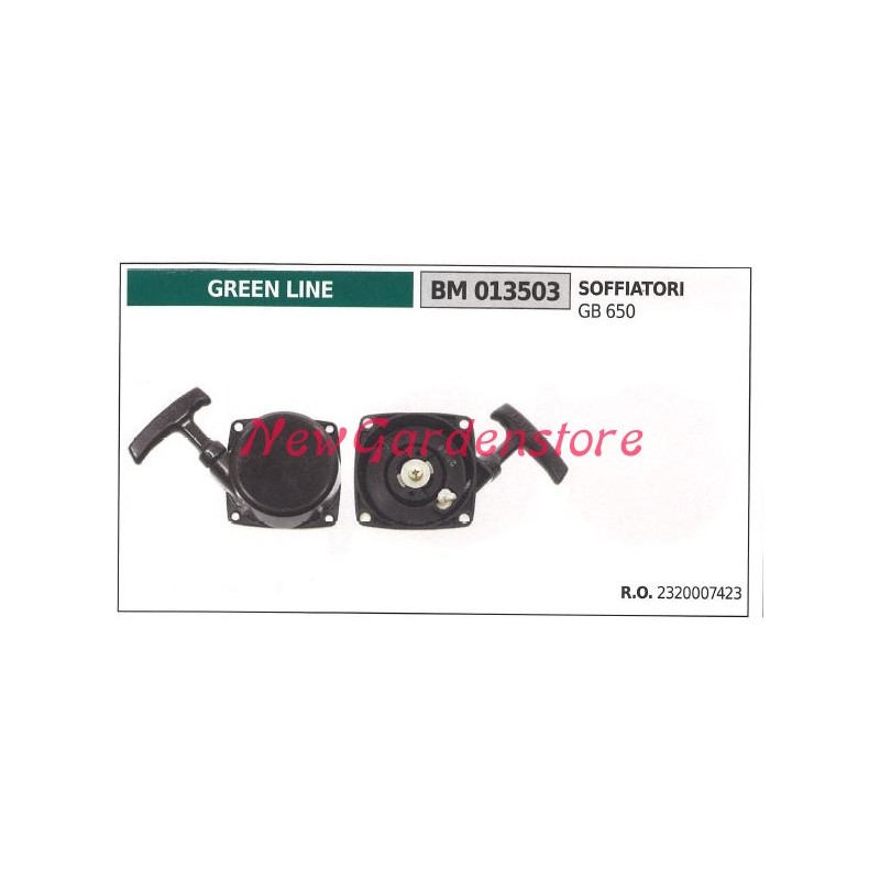 GREEN LINE démarreur moteur GB 650 moteur soufflant 013503