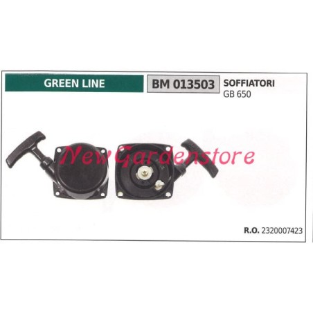 GREEN LINE démarreur moteur GB 650 moteur soufflant 013503 | Newgardenstore.eu