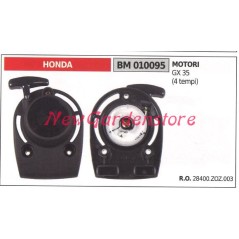 Starting HONDA brushcutter GX 35 4-stroke engine 010095