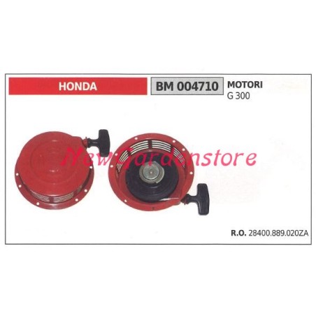 Démarreur HONDA moteur tracteur à pied G 300 28400-ZL8-013ZA/B | Newgardenstore.eu