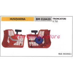 Messa in moto HUSQVARNA motore troncatore K 750 018420