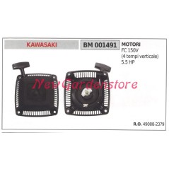 Démarrage du moteur de la tondeuse à gazon KAWASAKI FC 150V 001491 | Newgardenstore.eu