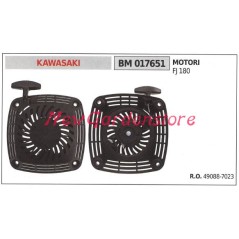 Démarrage du moteur de la tondeuse à gazon KAWASAKI FJ 180 017651 | Newgardenstore.eu