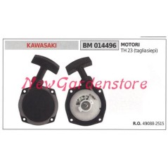 Démarrage du moteur du taille-haie KAWASAKI TH 23 014496