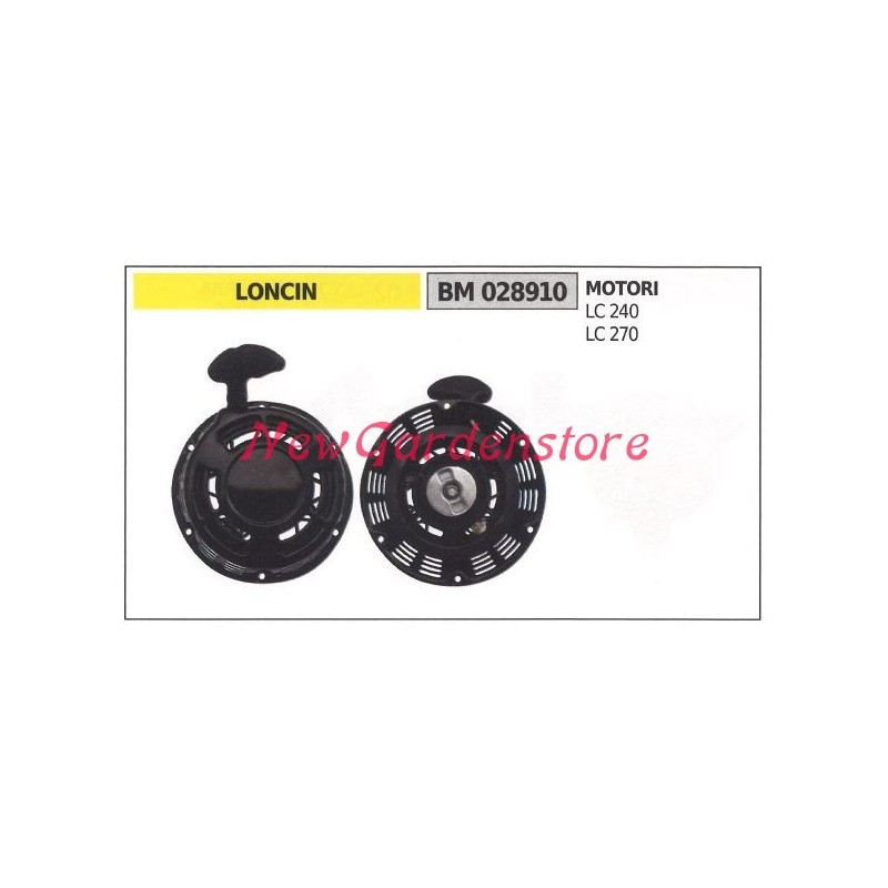 Starting up the LONCIN lawn mower motor LC 240 270 028910