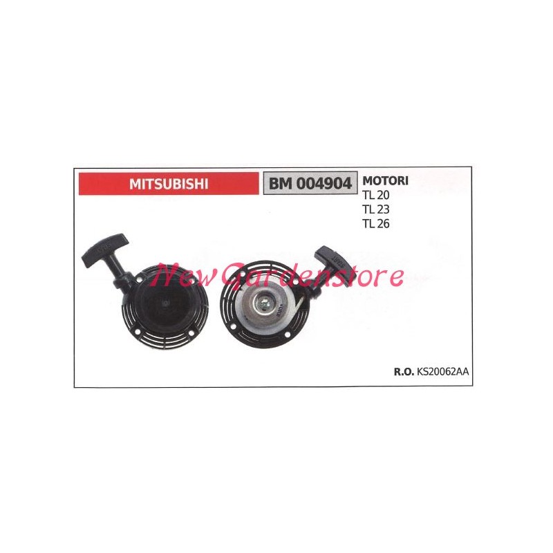 Démarrage du moteur de la débroussailleuse MITSUBISHI TL 20 23 26 004904