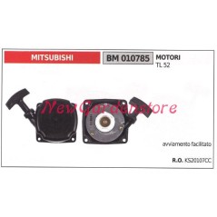 Démarrage du moteur de la débroussailleuse MITSUBISHI TL 52 010785