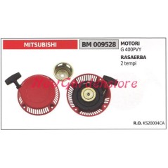 Démarrage du moteur MITSUBISHI de la tondeuse à gazon G 400PVY 009528 | Newgardenstore.eu