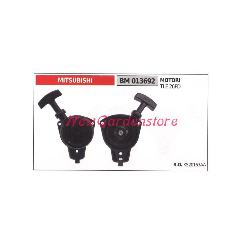 Démarrage du moteur de la débroussailleuse MITSUBISHI TL 26FD 013692