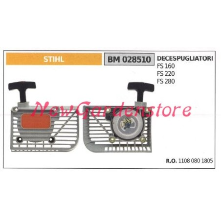 Arranque motor STIHL desbrozadora FS 160 220 280 028510 | Newgardenstore.eu