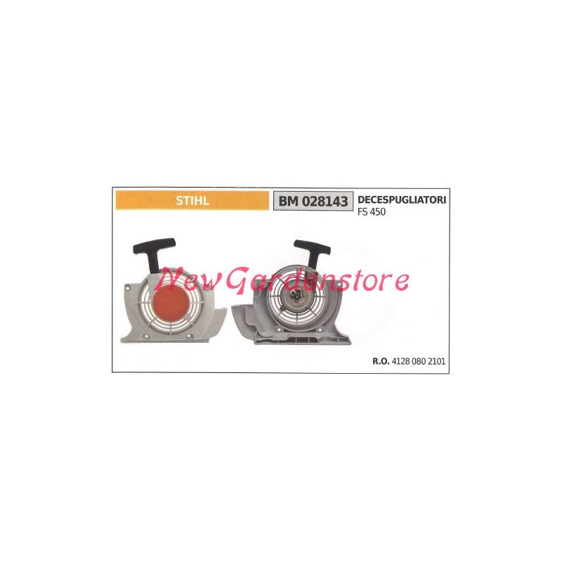 Arranque del motor STIHL FS 450 desbrozadora 028143